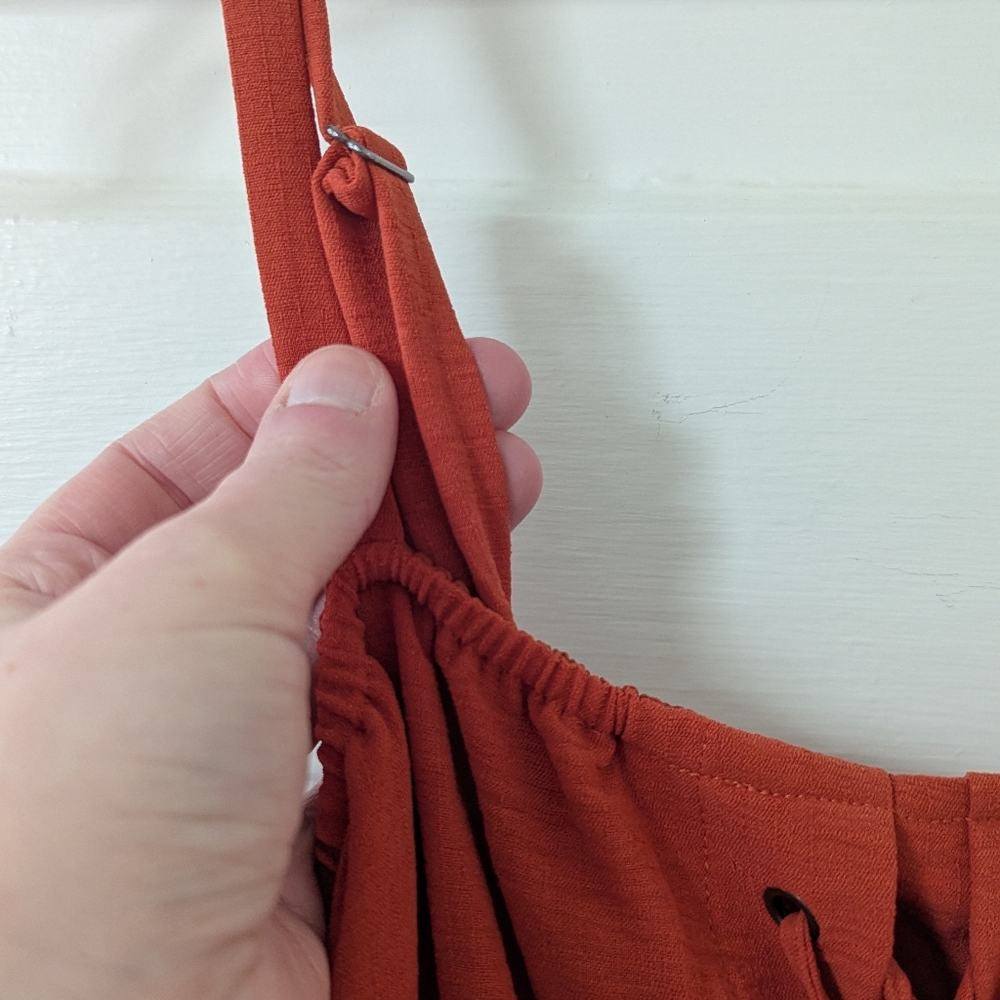 Rust Red Renaissance Dress - Picture 2 of 7